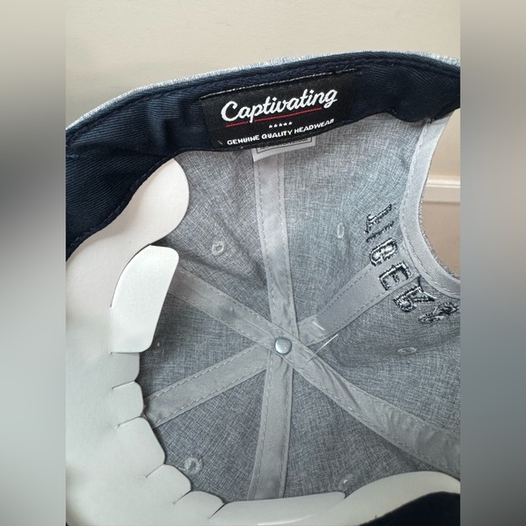 Captivating | NWT Auburn University Gray Logo Adjustable Hat - Picture 6 of 6